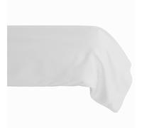 Taie de traversin 43x190 cm percale de coton MANOIR blanc Neige