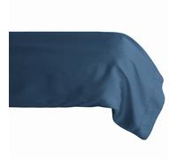 Taie de traversin 43x190 cm percale de coton MANOIR bleu Marine