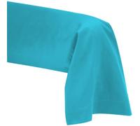 Taie de Traversin 45 x 185 cm - Bleu Turquoise - 100% Coton 57 Fils