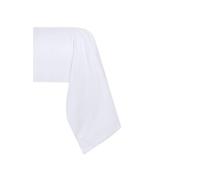 STOF - Taie de traversin - Taille 45x185 cm - Qualité Percale de Coton - 100% Coton certifié Oeko-Tex - Couleur Blanc - Modèle Elysée - Linge de lit pour Maison