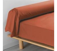 Douceur d'Intérieur – Taie de traversin Percaline Terracotta 85 x 185 cm – Percale de coton