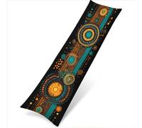 Taie de Traversin 90 cm Vert Taie Oreiller 30x90 Taies D'oreillers HD Double Face ImpressionProtege Oreiller, Améliorer Sommeil Qualité Latéral Long Coussin Grossesse, Housse de Coussin Orange w-12151