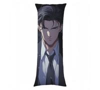 Taie de Traversin 90 cm x 30 cm Japon Taie Oreiller 30x90 Velour Housse Coussin Dessin animé Double Face Impression, Améliorer Sommeil Housse Traversin Fermeture Eclair Caché pour Chambre Lit, Model38