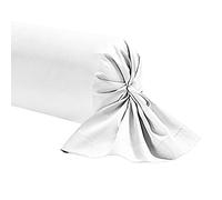 Taie de traversin Blanc 100% Lin 180 cm