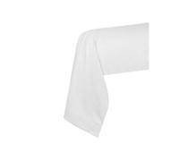 Taie de traversin blanche en coton 45 x 185 cm