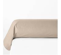 Atmosphera Créateur d'intérieur - Taie de Traversin Alban 85x185cm Lin Beige