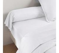 Taie de traversin Coton Percale Blanc 160 cm - SOMEO