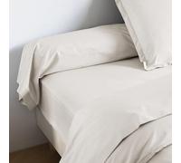 Taie de traversin Coton Percale Écru 180 cm - SOMEO