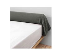 Taie de traversin double gaze de coton vert d'eau 160 cm