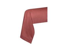 STOF - Taie de traversin -Taille 45x185 cm - 100% Coton certifié Oeko-Tex - Excellente qualité - Couleur Grenache -Modèle Eden - Linge de Lit pour Maison - Doux et Confortable - Unisexe - Mixte