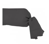 Soleil d'ocre, Percale Taie de traversin, Coton, Anthracite, 85x185 cm