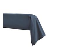 Taie de traversin en Percale de Coton, Première, Bleu Nuit, 43x230 cm, Essix