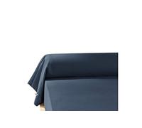 Taie de traversin flanelle marine 160 cm