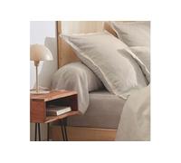 Taie de traversin Grand Hôtel sable 86x140 Tradilinge
