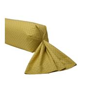 Taie de traversin imprimée Camille, 85 x 185 cm, Origin, Jaune Curry