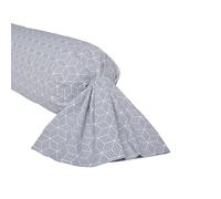 Taie de traversin impriméee en Bambou, Made in France, Quentin, 85 x 185 cm, Origin, Blanc et Noir