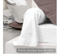 Taie de traversin - LINNEA - 230x43 cm - 100% Coton - Traitement Easycare - Très doux