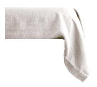 Taie de traversin PALACE pur coton lavé 195x43 cm uni beige naturel