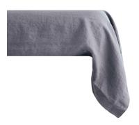 Taie de traversin PALACE pur coton lavé 195x43 cm uni gris brume