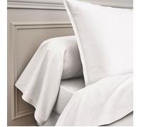 Taie de traversin percale blanche 160 cm - Blanc - Fabriqué en France - Terre de Nuit