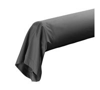 Douceur d'Intérieur – Taie de traversin 85 x 185 cm – Percale de coton – Acier