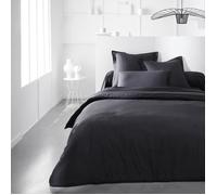 Taie de traversin TODAY Essential - 45 x 185 cm - 100% Coton uni - Fusain