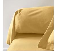 Today Taie de traversin Essential 45 x 185 cm 100 % coton uni Ocre