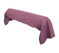 Taie de traversin uni 140x43 cm coton ALTO Raisin