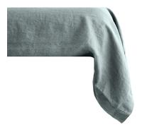 Taie de traversin uni 195X43 cm 100% lin lavé SONATE vert Lichen