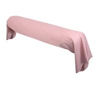Taie de traversin uni 230X43 cm 100% coton ALTO Macaron