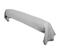 Taie de traversin uni 230X43 cm coton ALTO Alu