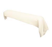 Taie de traversin uni 230X43 cm coton ALTO Crème