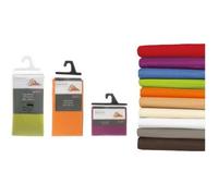 Taie d'oreiller - 100 % coton - 65 x 65 cm - 57 fils - Rouge - Carré