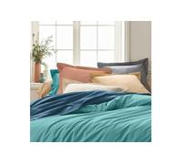 Taie d'oreiller 100% percale 65x65 cognac - Tradilinge