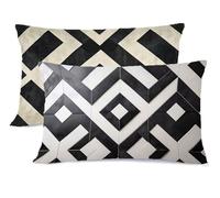 Taie d'oreiller 40 x 80 Noir Taie Oreiller 40x80 Lot de 2 Europe du Nord Protege Oreiller Super Doux Taies D'oreillers, Housse de Coussin Protège Oreillers, pour Noël Decoration Automne G - 440