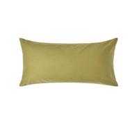 Taie d'oreiller 40x80 cm 100% satin de coton égyptien 1000 fils coloris Vert olive