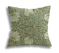 Taie d'oreiller 45x45cm, William Morris Pimpernel Housse De Coussin Confortable Taies Doreiller Lavable Taie d'oreiller, pour Chambre, Maison