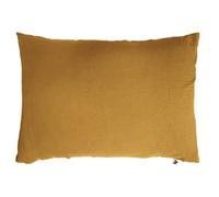 Taie d'oreiller 50x70 cm Double Gaze de Coton Safran - Gaïa | Toucher ultra doux et moelleux