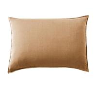 Taie d'oreiller 50x70 cm Lyocell uni LYSANDRE Camel