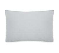 Taie d'oreiller 50x70 cm mousseline de coton MILOS blanc neige