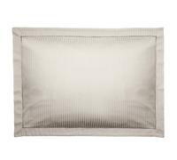 Taie d'oreiller 50x70 cm satin CONCERTO rayures beige Lin