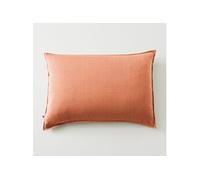 Taie d'oreiller 50x70 lyocell uni terracotta Lysandre