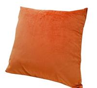 Taie d'oreiller 50x70 pour Housse Oreiller,Taie Oreiller 60x60 50x80 40x60 cm Housse de Coussin velours (Lot de 2) Luxe Style pour Salon Canapé Chambre Modernes ( Color : Orange , Size : 45x45cm(set o