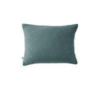 OUREA MOTIF - Taie d'Oreiller 50x70cm Gaze de Coton Canard à Pois Dorés -