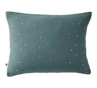 OUREA MOTIF - Taie d'Oreiller 50x70cm Gaze de Coton Canard à Pois Dorés -