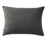 OUREA MOTIF - Taie d'Oreiller 50x70cm Gaze de Coton Granit à Petits Carreaux -