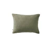 Taie d'Oreiller 50x70cm Gaze de Coton Romarin à Fleurs Ajourées - OUREA MOTIF -