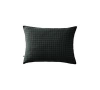 Taie d'Oreiller 50x70cm Gaze de Coton Sapin à Petits Carreaux - OUREA MOTIF - ALTOBUY Vert