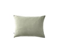 Taie d'Oreiller 50x70cm Gaze de Coton Vert d'Eau à Petits Carreaux - OUREA MOTIF - ALTOBUY Vert G