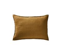 Taie d'Oreiller 50x70cm Lin Lavé Coloris Caramel - MARGAUX -
